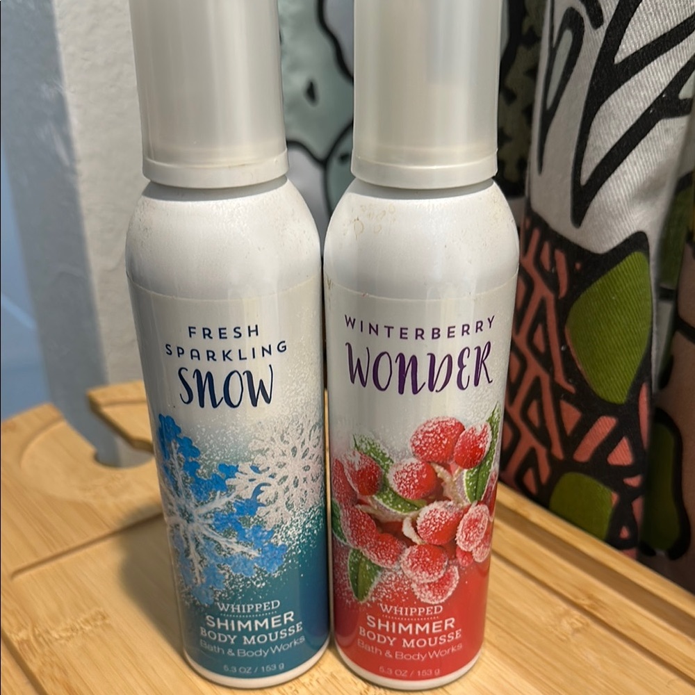 Bath & Body Works Shimmer Body Mousse Set
